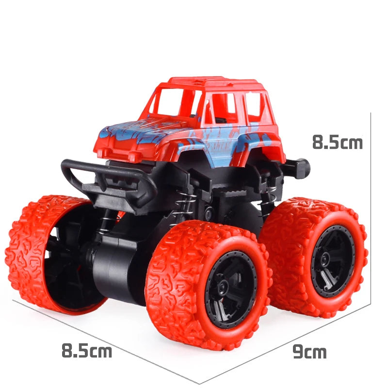 Hot Toys Car Monster Truck Four-Wheel Drive Vehicle Stunt Dump Car Inertia Car Toy Dinosaur Pull Back Children Toy Boy Girl Gift