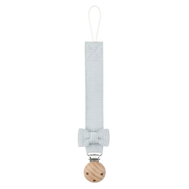 Pacifier Chain with Clip & Bow Designs Colorful & Attention Grabbing Pacifier Clip Teething Toy Holder Essential