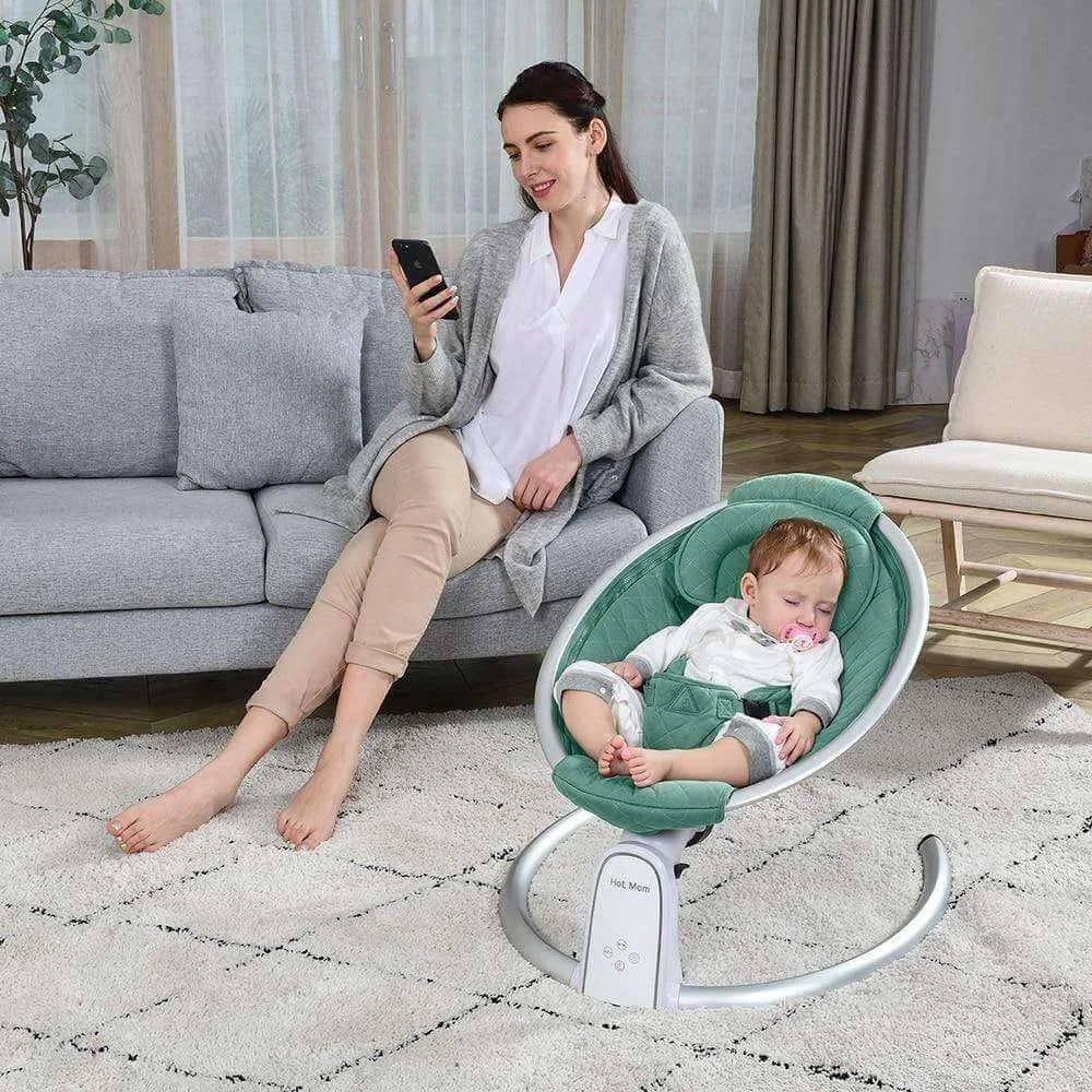 Hotmom™ Bluetooth Baby Rocker | Electric Baby Bouncer for Infant