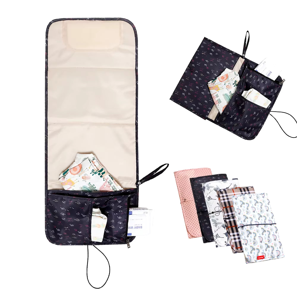 Portable Changing Pad for Baby Detachable Travel Waterproof Diaper Cover Mat Newborn Essentials Station Nappy Mat Clutch