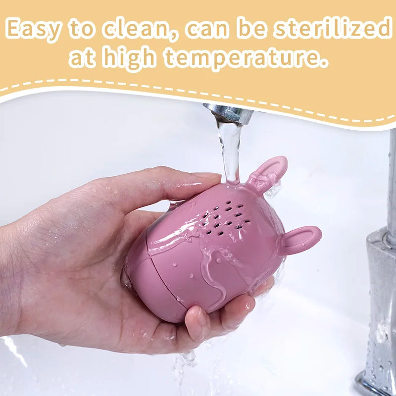 Baby Bath Toys Animal Cute Cartoon Toddler Water Toys Swim Bathroom Baby Silicone Sprinkler Bathtub Animal Toy Infant Kids Boys