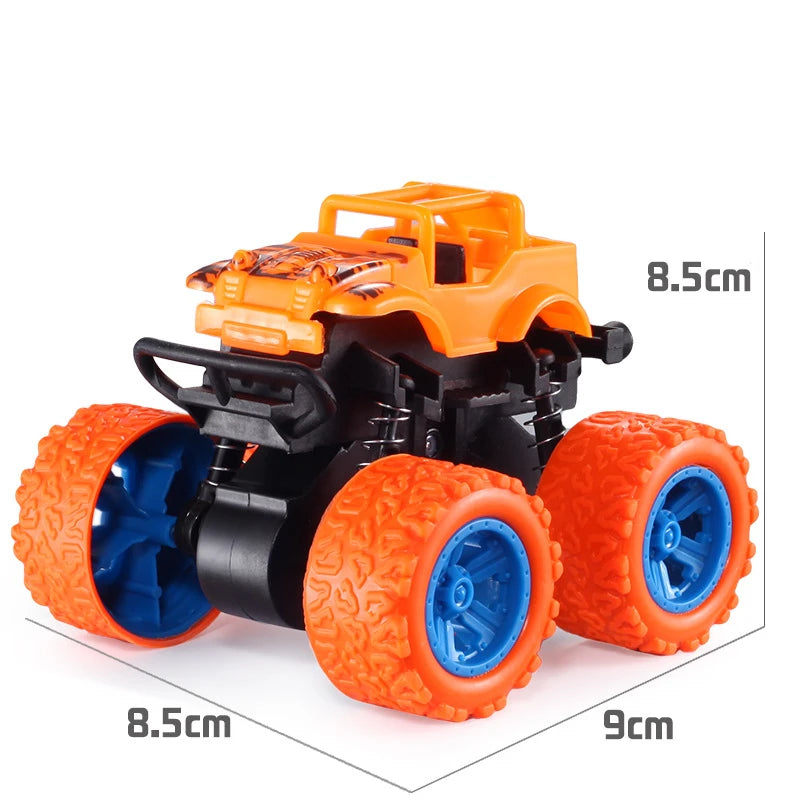 Hot Toys Car Monster Truck Four-Wheel Drive Vehicle Stunt Dump Car Inertia Car Toy Dinosaur Pull Back Children Toy Boy Girl Gift