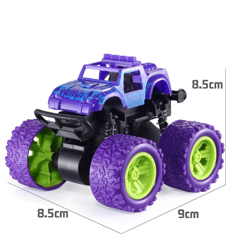 Hot Toys Car Monster Truck Four-Wheel Drive Vehicle Stunt Dump Car Inertia Car Toy Dinosaur Pull Back Children Toy Boy Girl Gift