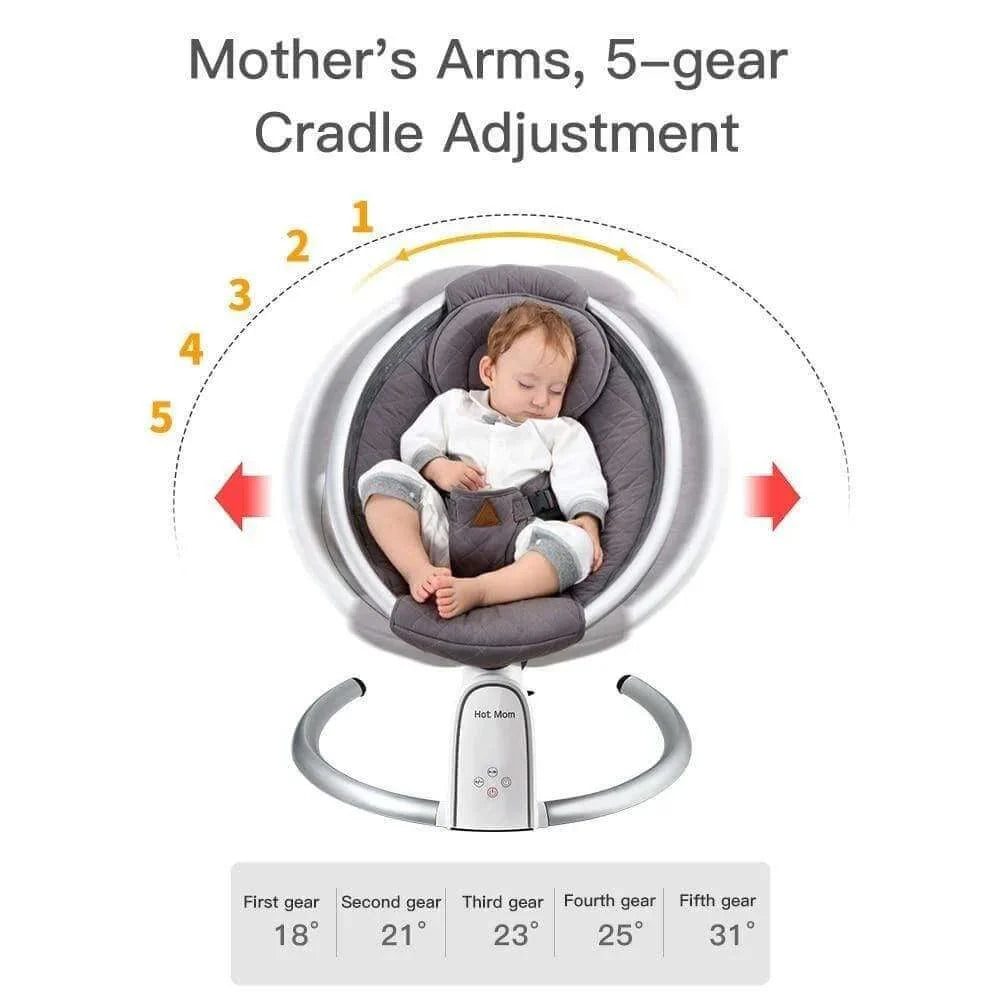 Hotmom™ Bluetooth Baby Rocker | Electric Baby Bouncer for Infant