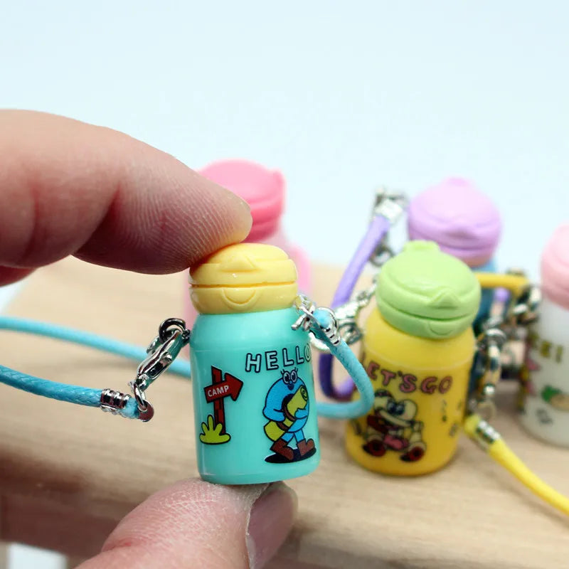 Dollhouse Mini Kettle Water Cup Model OB1 Learning Scene Accessories Miniature Decoration for Korea Kpop Exo Labubu Idol Dolls