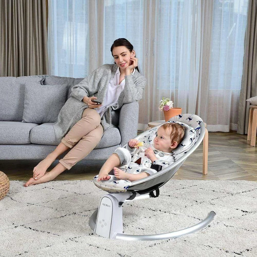 Hotmom™ Bluetooth Baby Rocker | Electric Baby Bouncer for Infant