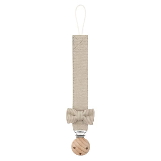 Pacifier Chain with Clip & Bow Designs Colorful & Attention Grabbing Pacifier Clip Teething Toy Holder Essential